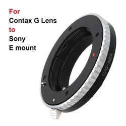 Contax G-NEX For Contax G Lens - Sony E Mount Adapter Ring for CONTAX G28,G45,G90 etc. and Sony E / FE camera A6000,A7,A9,A1