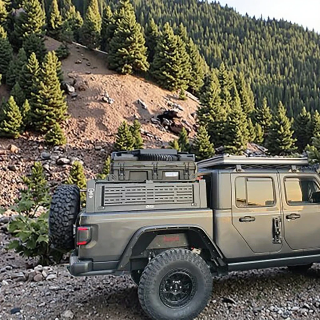 

High Quality Aluminum Alloy Waterproof Foldable Off-Road Pickup Hardtop Cargo Bed Cover for Jeep/Gladiator Rubicon Truck