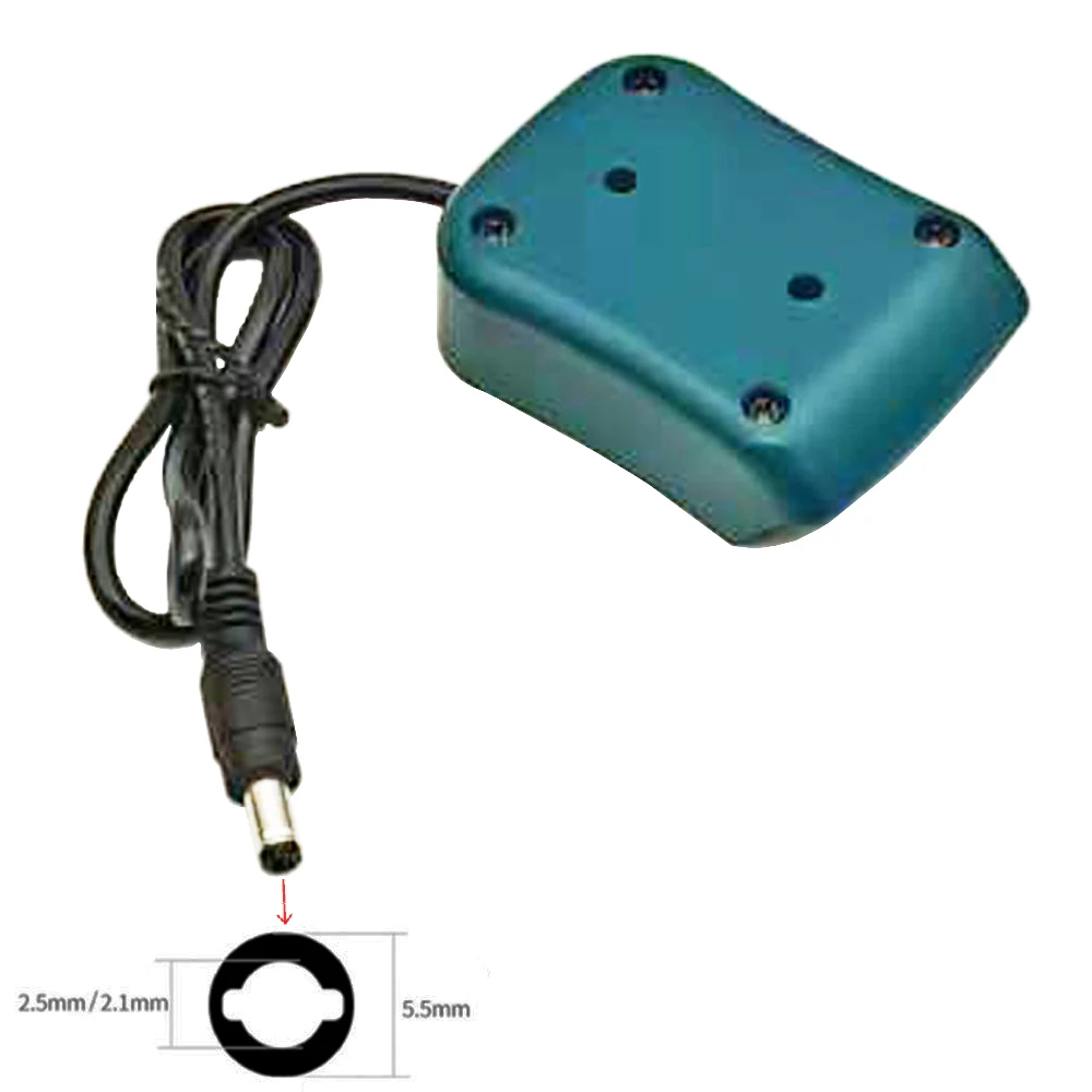 For Makita 10.8V 12V Lithium Ion Battery Case External Power Supply DIY Connector Adapter Dock Holder BL1021 Car Emergency Start