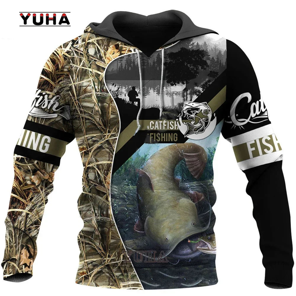 

Mens Tuna Fishing 3D Printed All Over Hoodies Unisex Casual Pullover Autumn Jacket Tracksuits Funny Harajuku Streetwear Hoodie