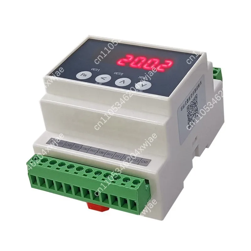 Rail Type Digital Display Weight Transmitter TB3SDG, Load Cell Amplifier with RS485 Modbus for Force Value Display and Control