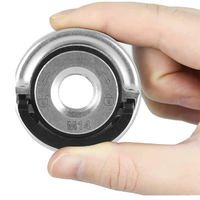 

1Pc M14 Thread Angle Grinder Self-Locking Grinder Pressing Plate Pressing Plate Angle Quick Release Flange Nut Power Chuck Tools