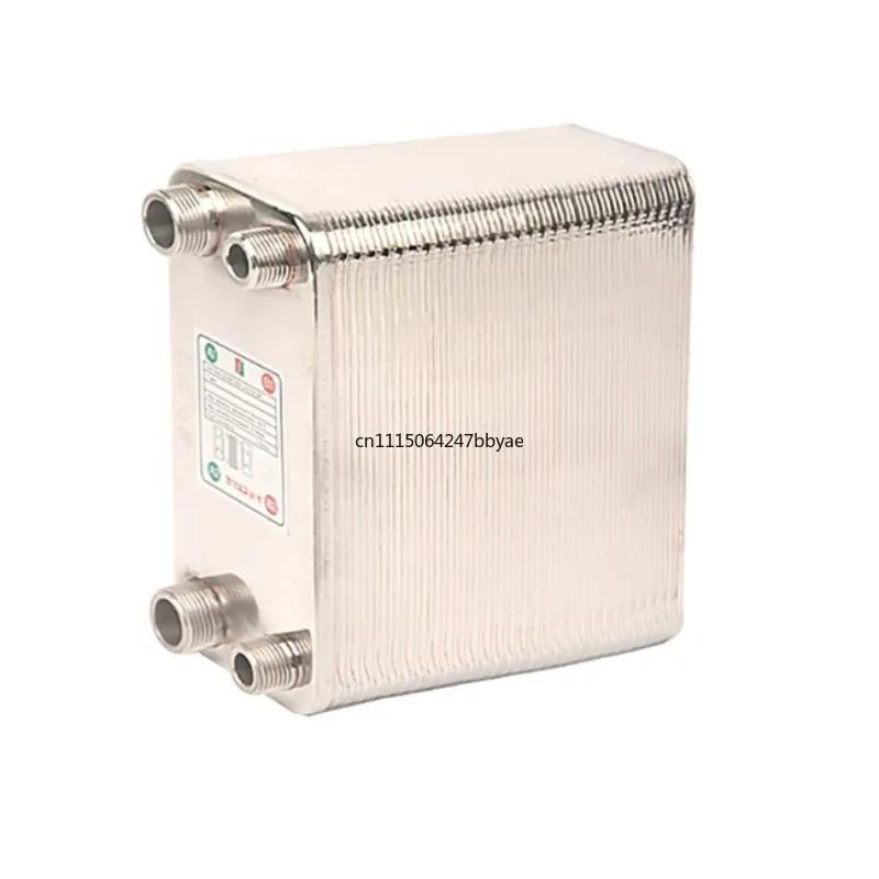New 80 Plates Brazed Plate Heat Exchanger, Stainless Steel Counter Flow Device for Water Heater & Chiller