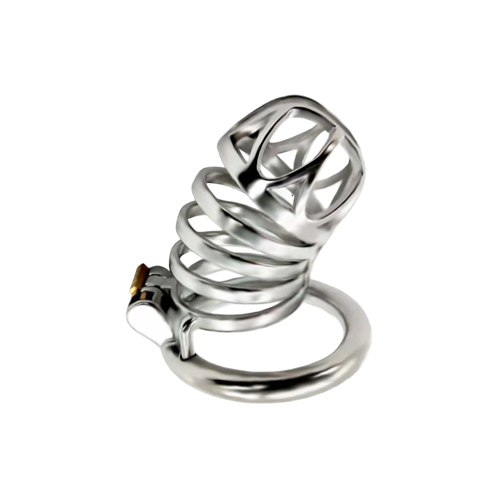 FRRK 43 Dormant الجوف العفة حزام قفص القضيب المدمج في قفل دور اللعب المثيرة الكبار لعبة الجنس للرجال مثلي الجنس Sexshop القضيب الامتناع عن ممارسة الجنس #3