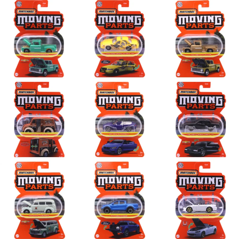 2022 Matchbox Moving Parts 1:64 PAGANI HUAYRA mazda LAND ROVER SEAGRAVE FIRE TRUCK pickup Metal Diecast Model Car Toy FWD28