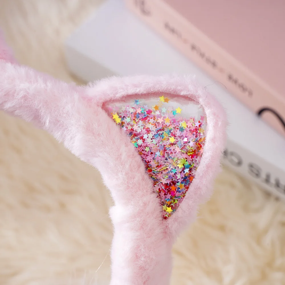 مرحبا كيتي سميكة قابلة للطي القط الأذن الكفة الدافئة بالاكلافا أرنب محاكاة الأذن يفشل للجنسين الكبار الشتاء في الهواء الطلق نمط غير رسمي