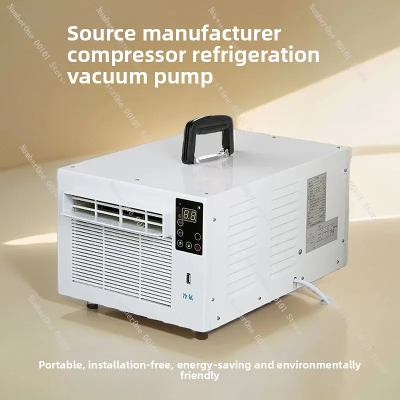 Portable Air Cooler Mini AC No Installation for Pets Tents Cabinets Personal Space Cooling with Fan Accessories
