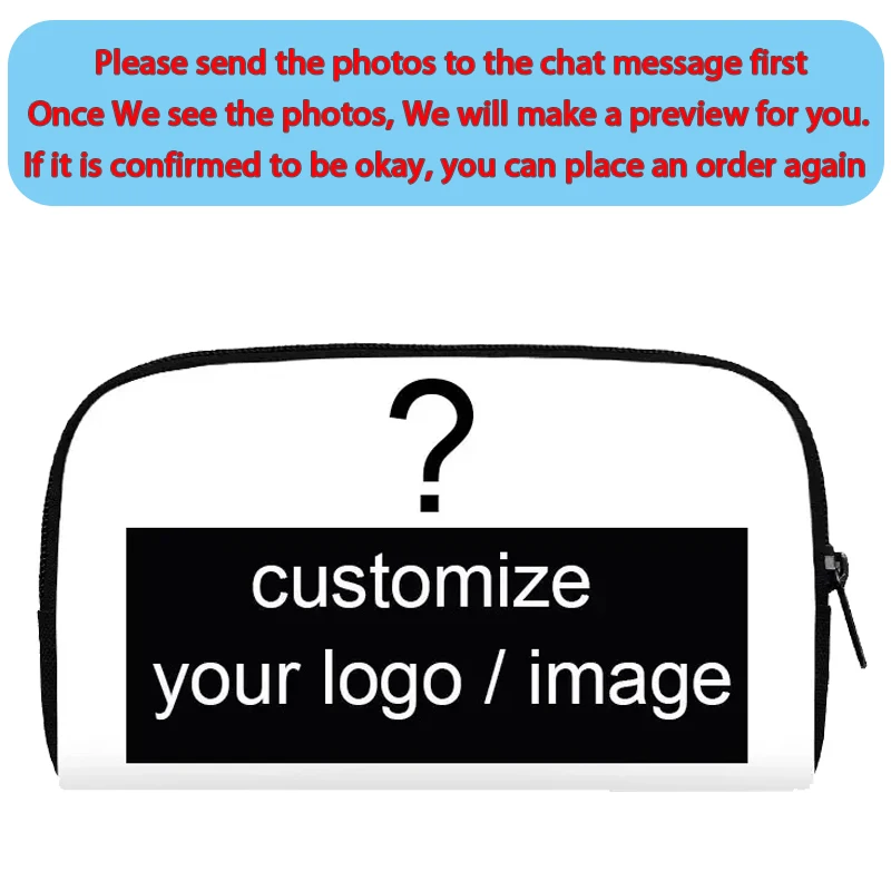 Customize Your Image / Logo / Name Print Wallet Women Men Purse Casual Clutch Phone Card Money Holder Bag Long Wallets Gift