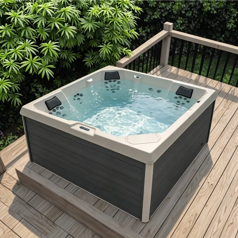 CE certified spa bath factory Hot Tub Modern Design Adult Massage Soaking Spa Hot Sale for Bathroom Use Whirlpool Bathtub