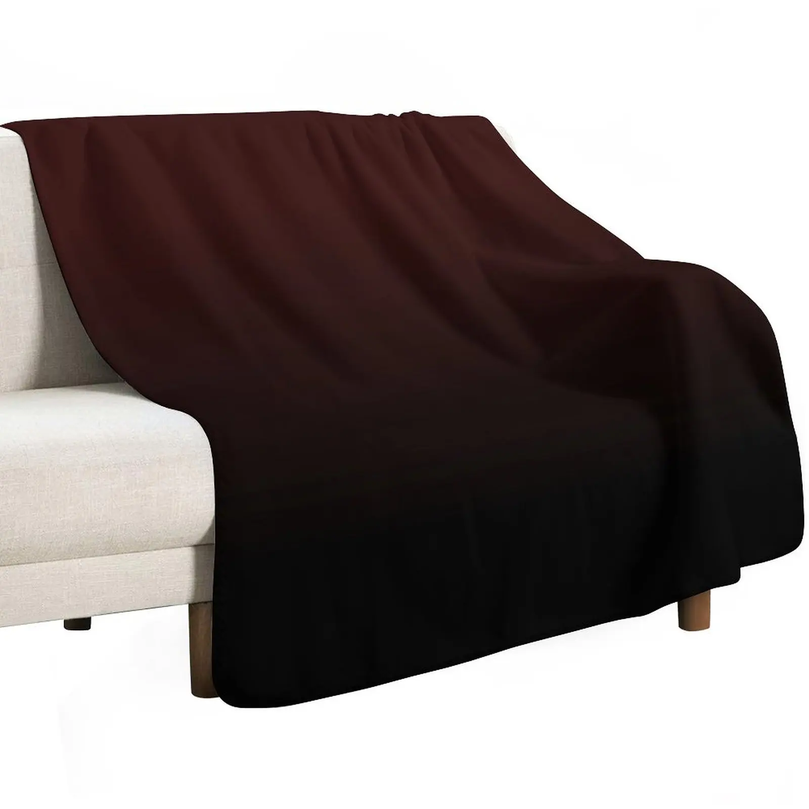 

Black And Burgundy Aesthetic Ombre Throw Blanket Giant Sofa Soft Travel Blankets