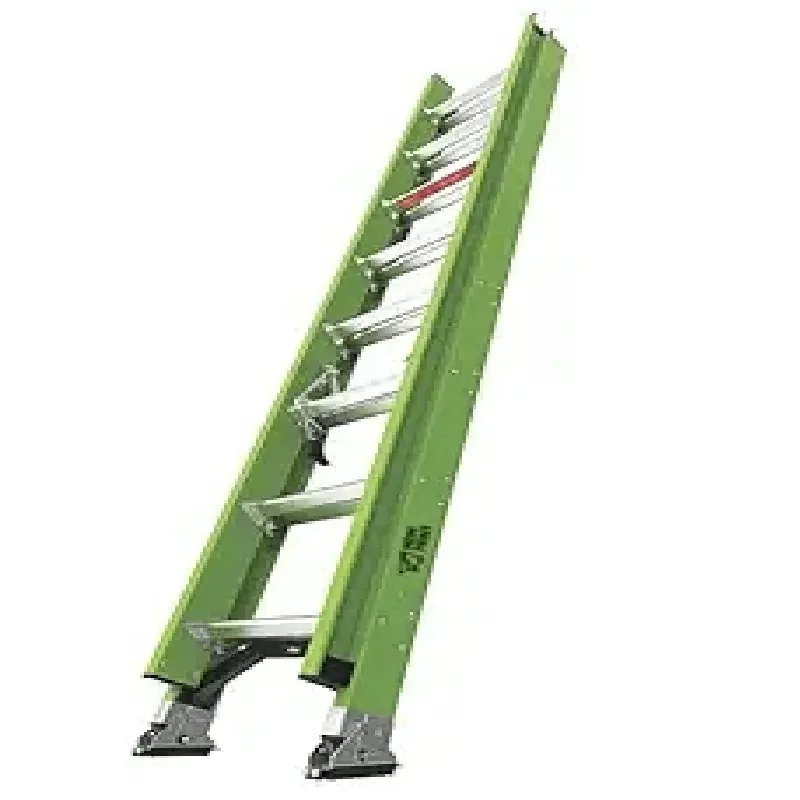 

16 ft Fiberglass Extension Ladder, 300 lb Load Capacity