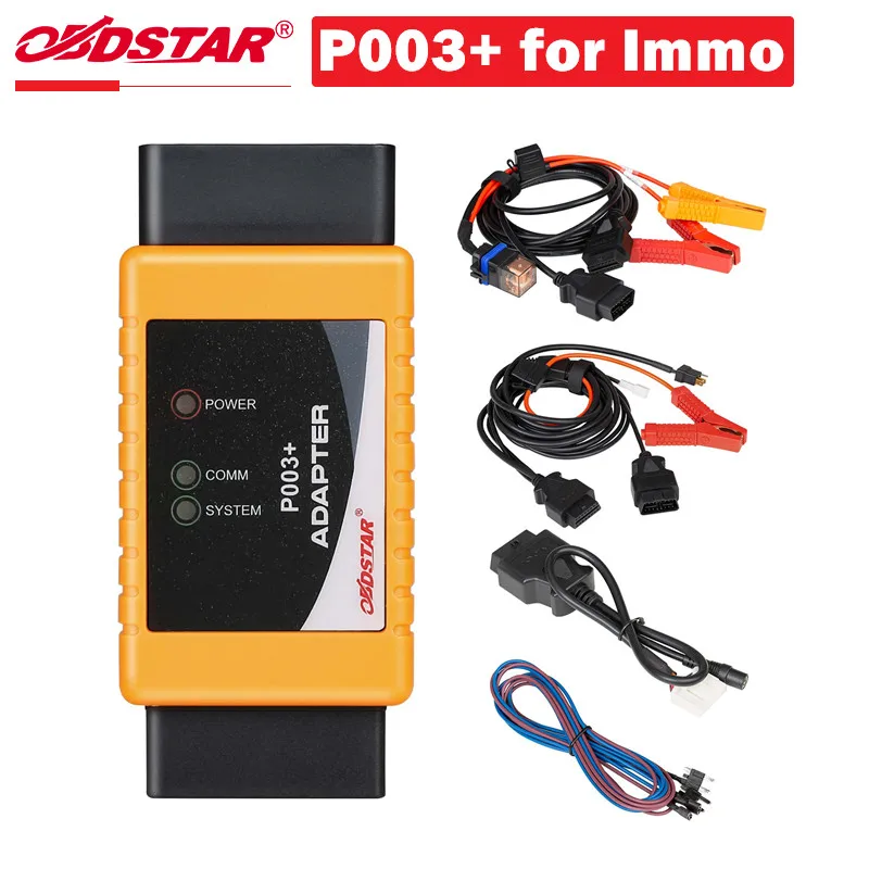 OBDSTAR P002 Adapter (P003+ AKL KIT) for TOYOTA 8A Cable + for Ford All Key Lost Cable Work with X300 DP Plus and Pro4