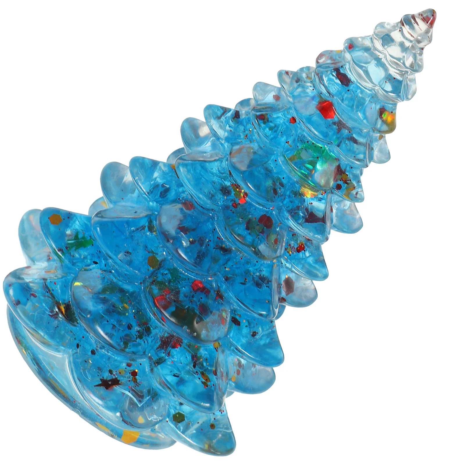 

Desktop Christmas Tree Decoration Elegant Epoxy Resin Mini Tree for Festive Party Supplies Creative Holiday Interior Decor
