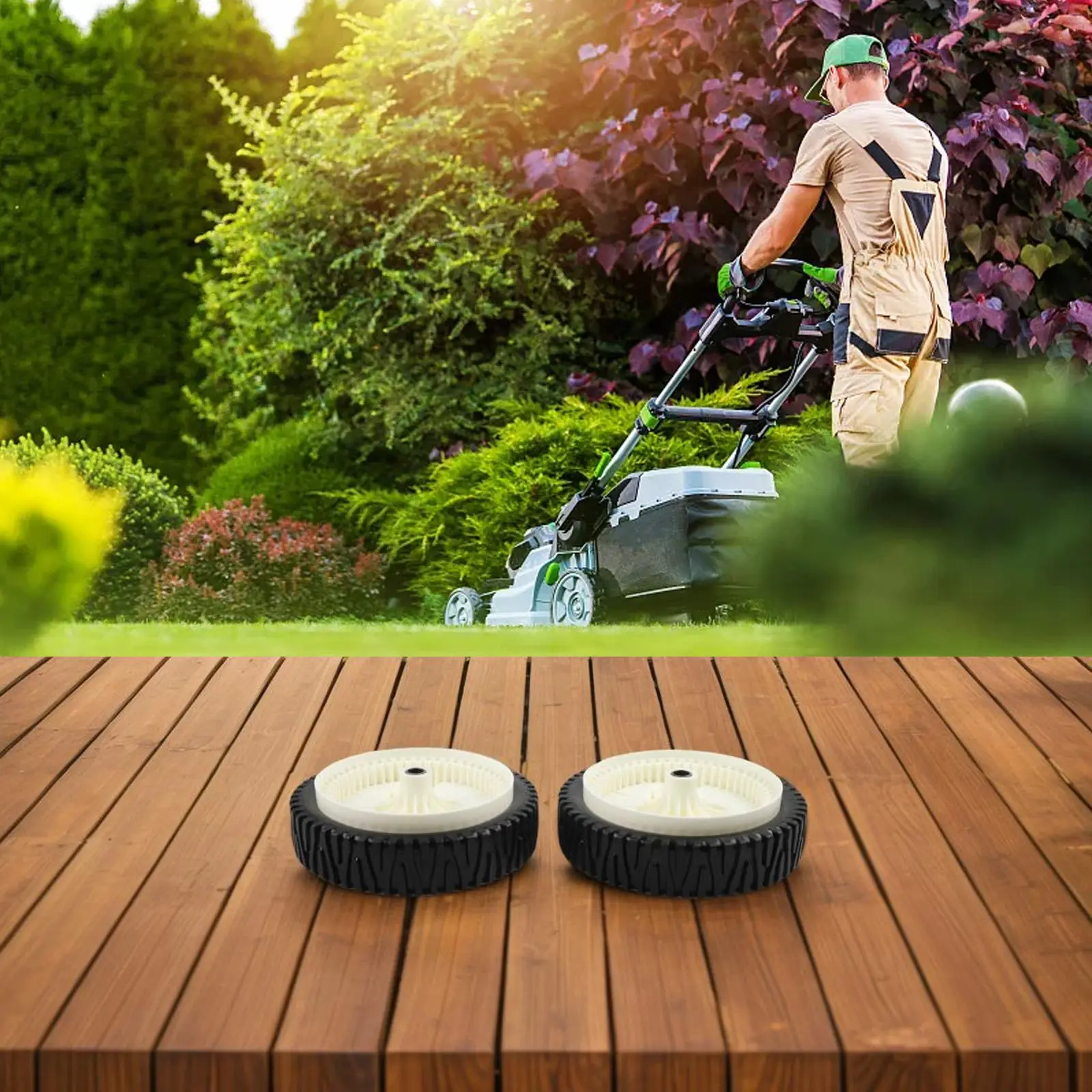 8 Drive Wheels for Lawn Mowers Providing Exceptional Traction and Performance on Models 194231X427 and 532403111