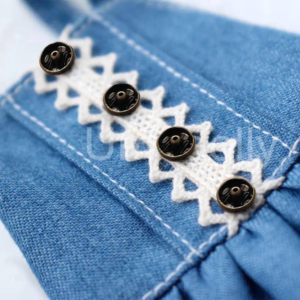 10/24PCS/Set Mini Button Buckle Clothes Sewing Buckle 5mm Metal Buckle Cute Invisible Snap for Doll Clothing Sewing Accessories