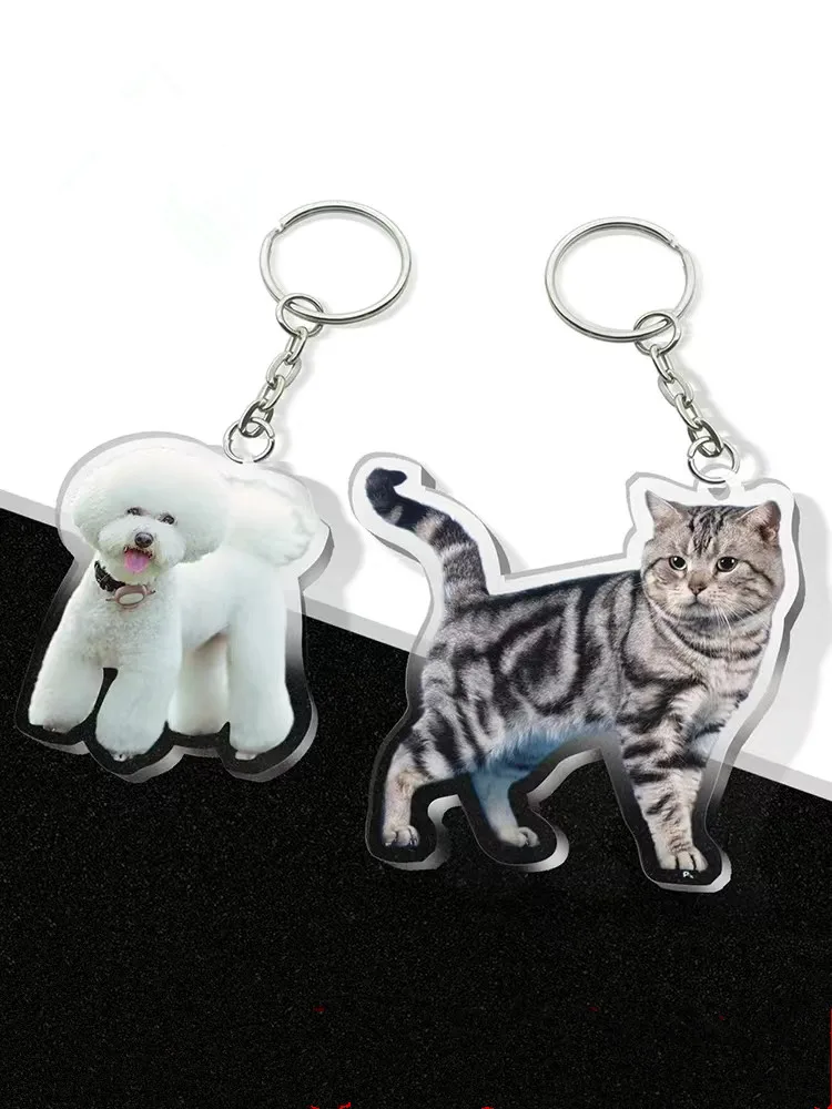 

Custom Gradient Acrylic Standee Fashion Anime Cartoon Figures Desk Stand Accessories Kawaii Colored Background Keychains
