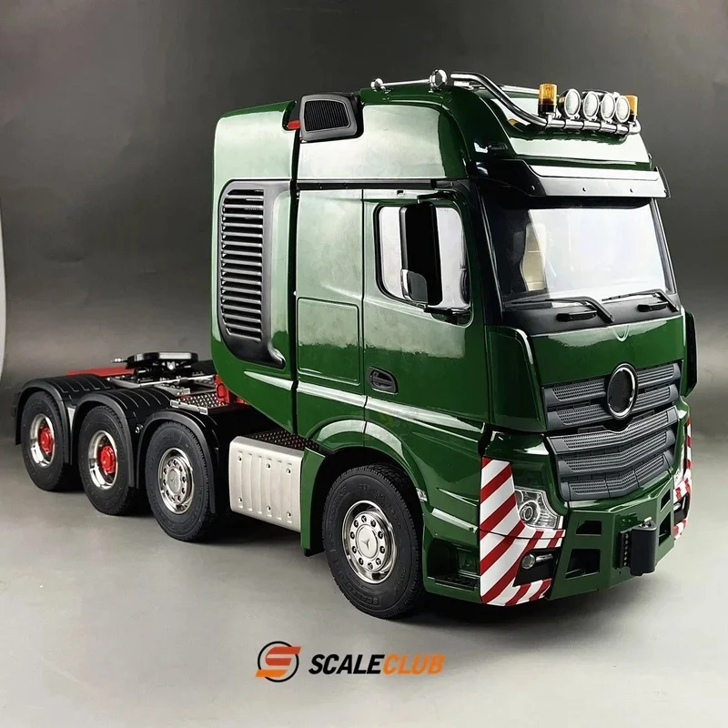 Scaleclub Model  1/14 For Benz 8x8 Heavy Drag Chassis For Tamiya  RC Trailer Tipper Car Diy Parts