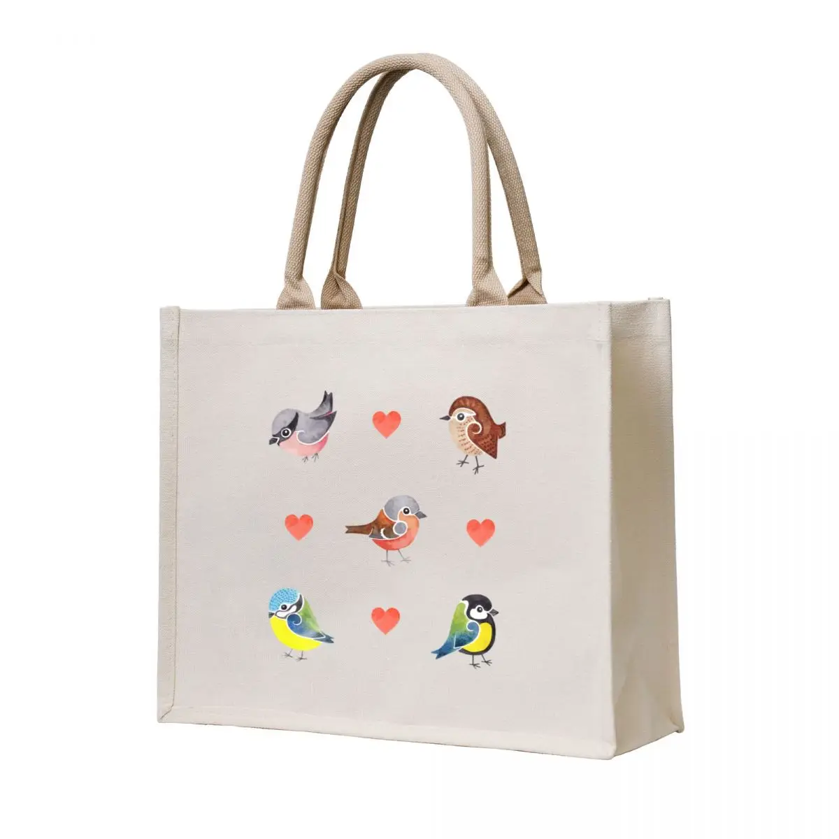

Lovebirds - Garden Birds Tote Bag Cloth bag canvas bags canvas tote bag bags woman 2025