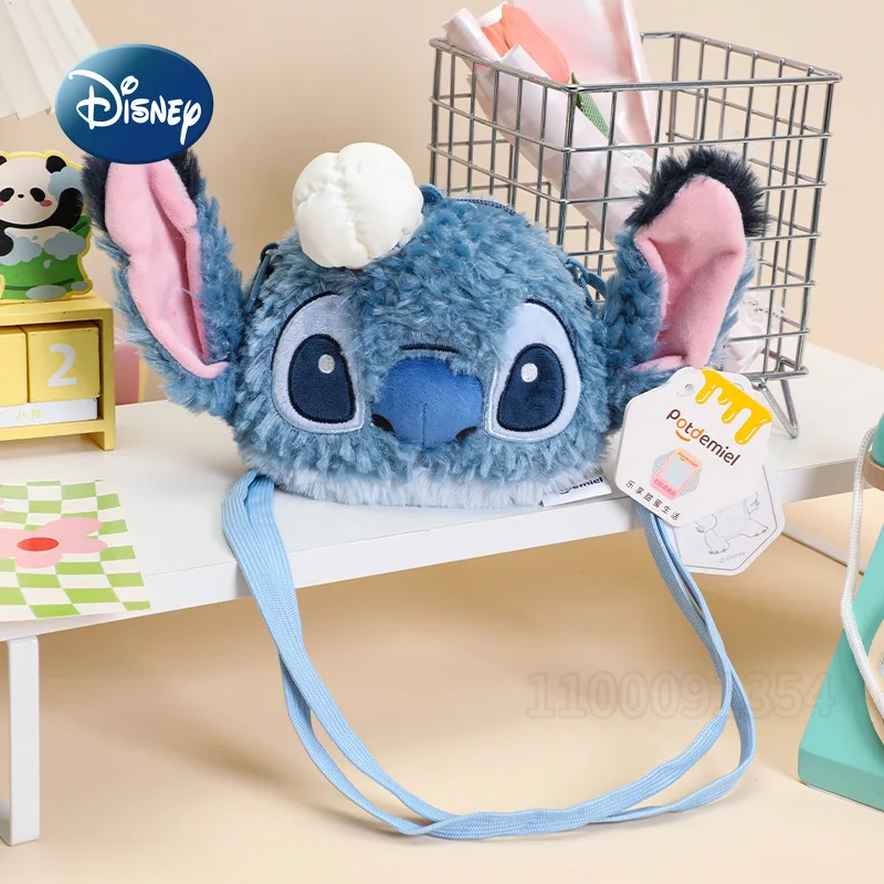 

Disney Original New Plush Mini Doll Bag Luxury Brand Fashion Plush Women's Shoulder Bag Cartoon Cute Plush Doll Bag High Quality