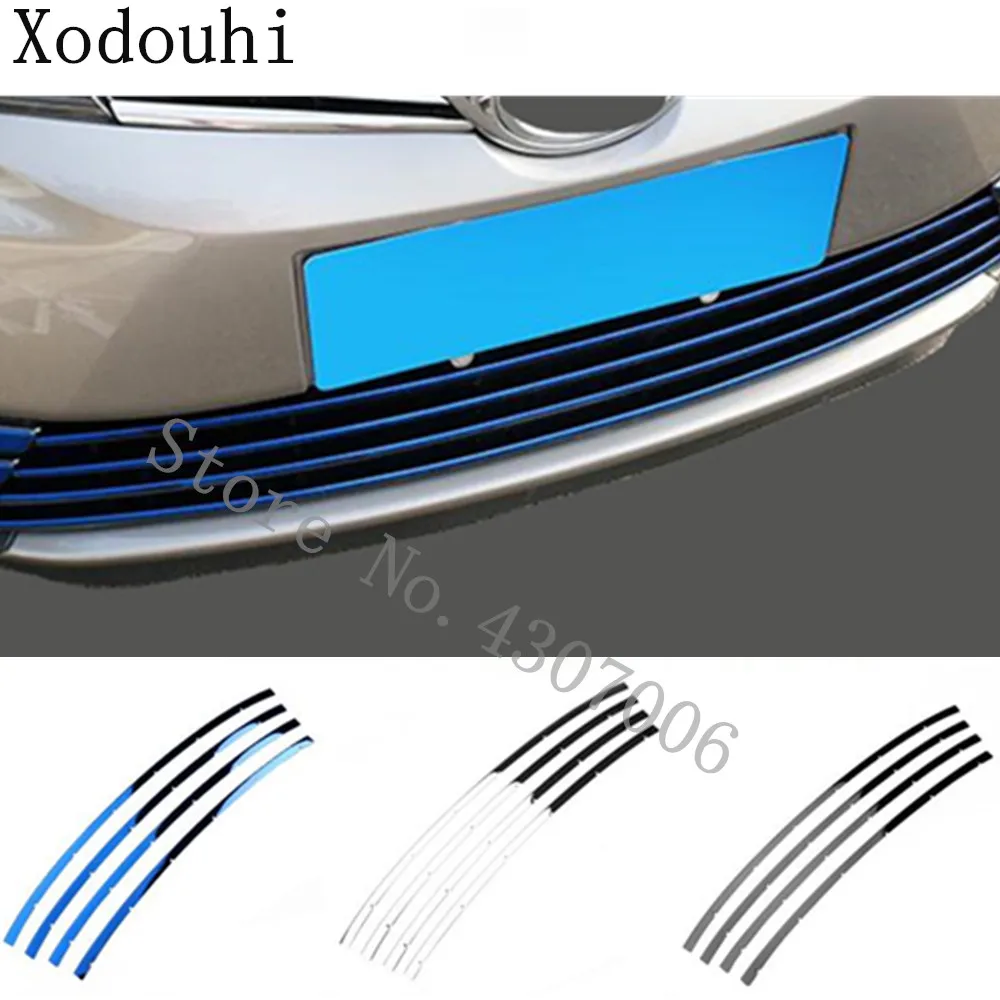 

Car Body Protect Detector Trim Front Up Racing Grid Grill Grille Hoods Bumper 4pcs For Toyota Corolla Altis 2017 2018 2019