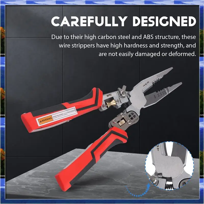 AS59 -With Voltage Tester Versatile Wire Stripping Pliers With Electricity Measurement