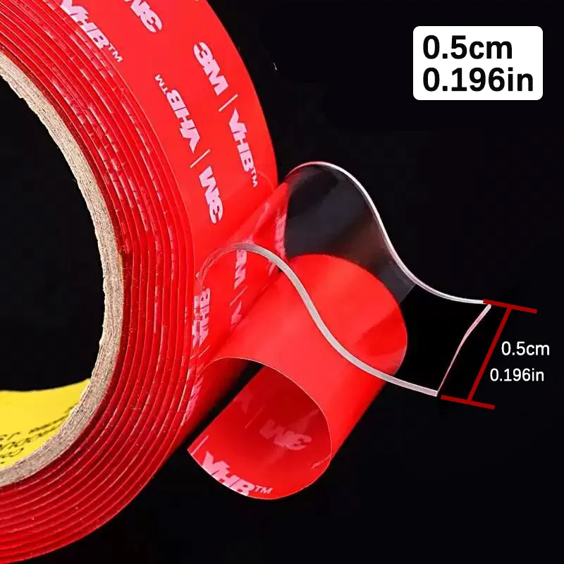 3M double sided tape VHB strong double sided tape strong adhesive acrylic transparent no residue high temperature tape 4910 - view 2