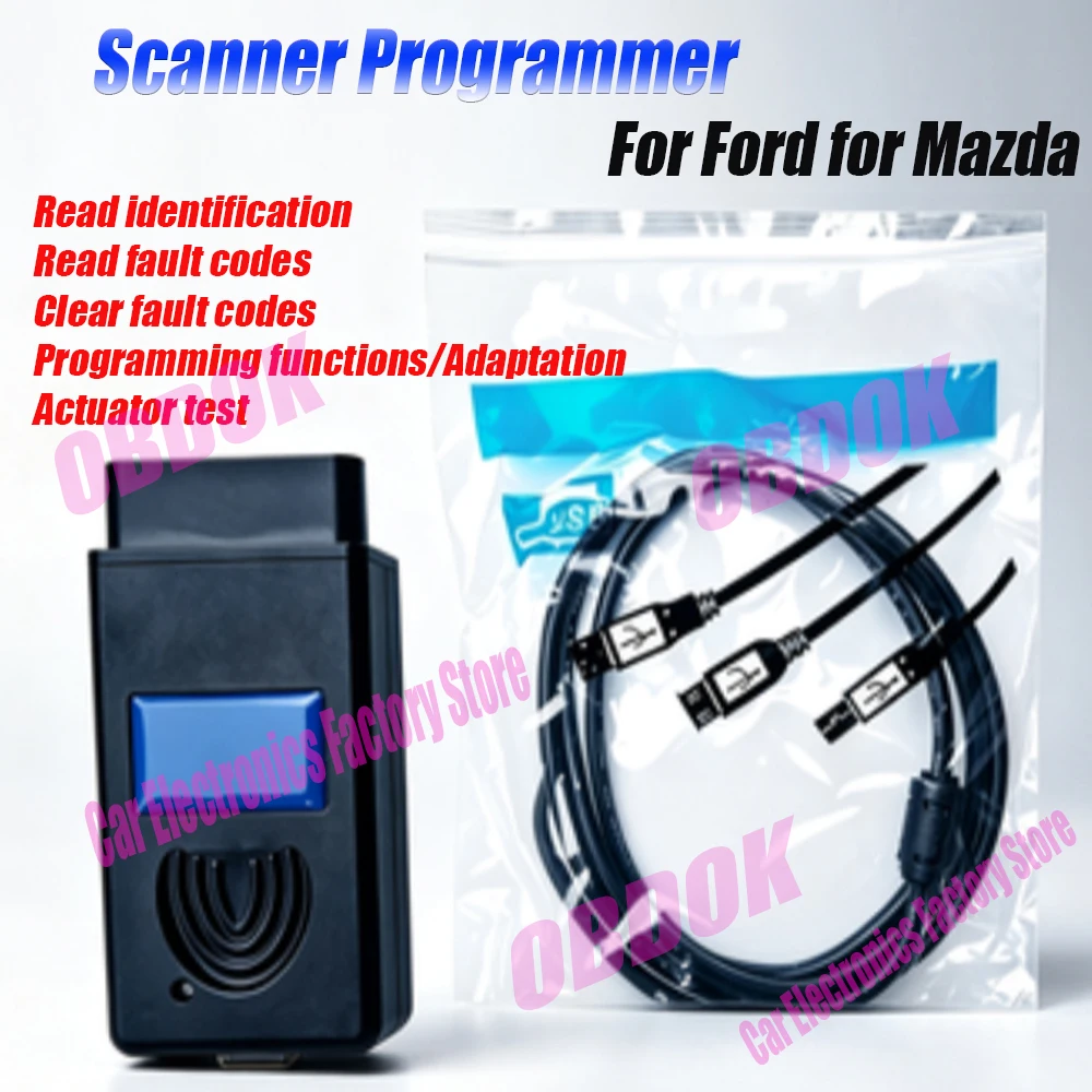 

for Ford OBDOK V2.0 Car Diagnostic Tool USB Cable Auto Scanner Programmer For Ford for Mazda HS-CAN MS-CAN Vehicle Fault