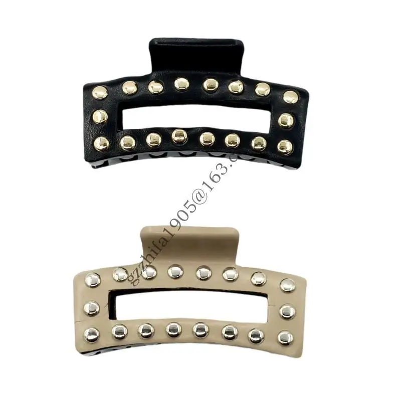 

Practical And Lightweight Hair Claw With Studded Detail Hair Clip Stylish Hair Clamp For Daily Commute Or Festivals .A5KE
