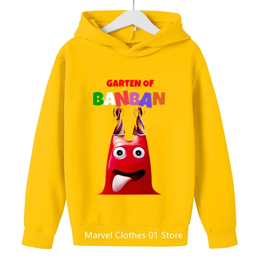 New Garten Of BanBan felpe con cappuccio abbigliamento per bambini Pullover Banban Garden bambini felpa con cappuccio ragazzi ragazze felpa con