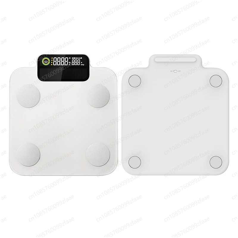 

180Kg 396lbs Portable Electronic Scale Bathroom Bluetooth Weighing Scale Solar Stainless Steel Weighing Scale
