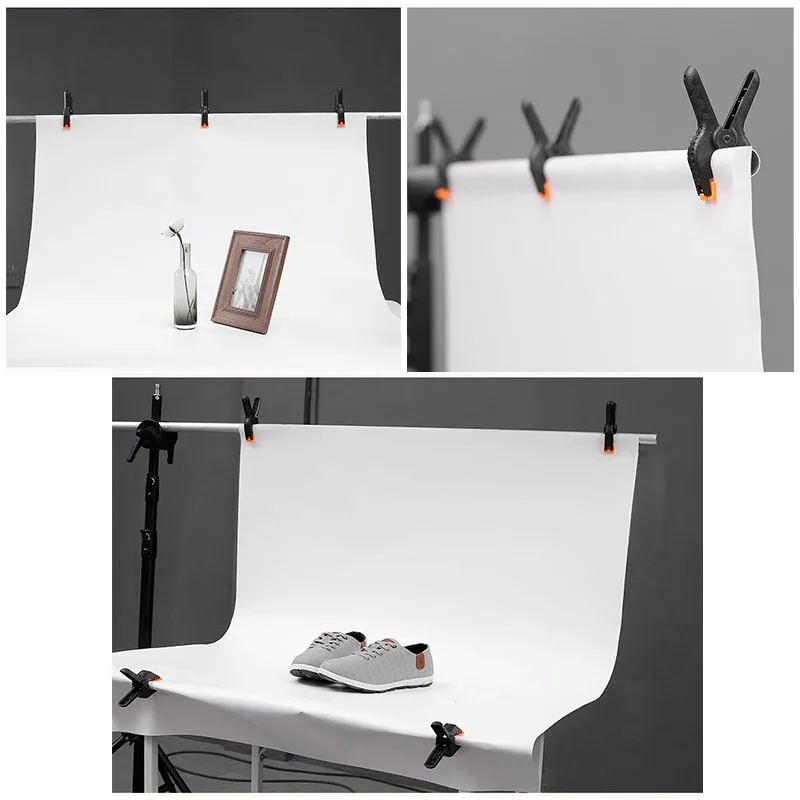 مشبك زنبركي متعدد الحجم أدوات النجارة خلفية بلاستيكية على شكل حرف A خلفية للتصوير الفوتوغرافي مقاطع ثابتة شديدة التحمل