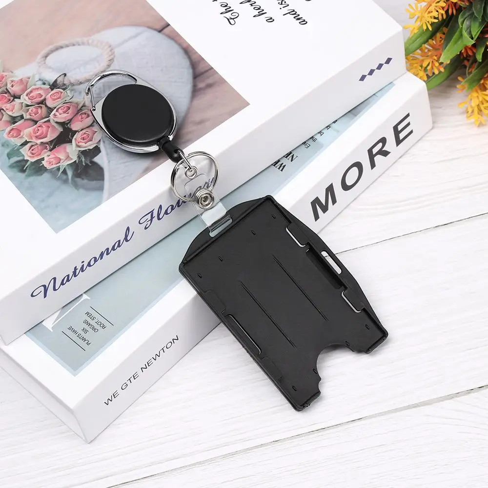 للجنسين مكتب المدرسة مزدوجة الوجهين بطاقة الهوية شارة حامل بطاقة كم اسم بطاقة حامل شارة قابل للسحب