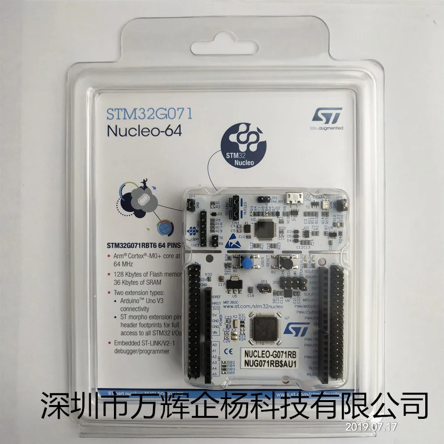 

Original NUCLEO-G071RB STM32 Nucleo-64 Development Board with STM32G071RB MCU Programming Board