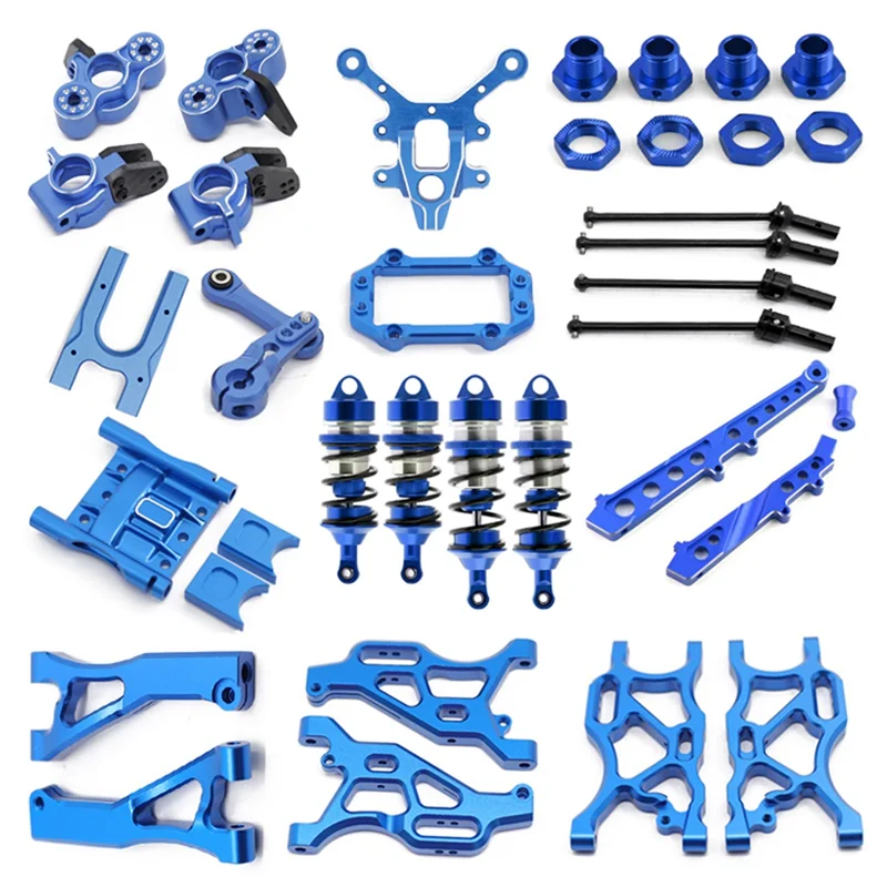 Metal Upgrade Parts Kit Suspension Arm for Arrma 1/7 Infraction Limitless Felony 6S Accessories,Blue