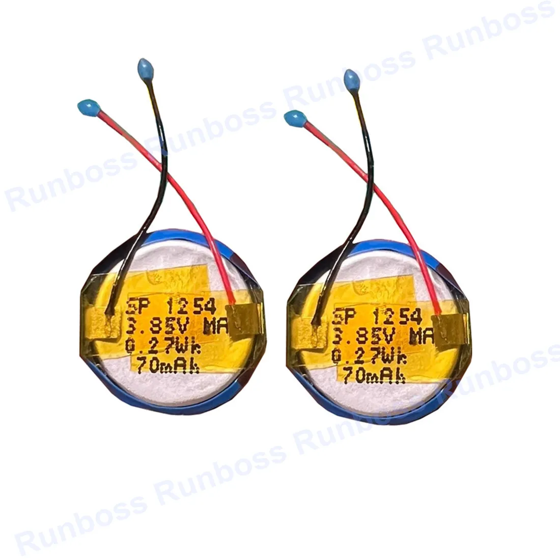 2PCS/Lot 3.85V 70mAh 1254 Rechargeable Headset Battery For JBL FREE II 2 / JBL LIVE PRO+ Gaming TWS Airpods Headphone Handsfree view 6
