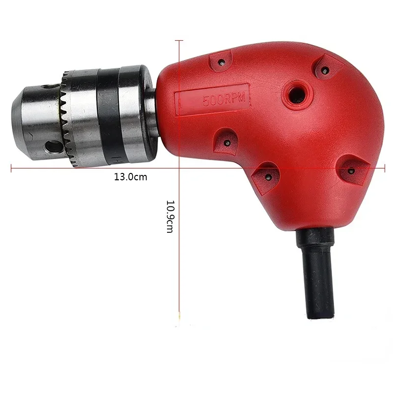 Hot Sale Electric Drill Right Angle Bender Corner Rotary Tool Narrow Space Repair Max Torque 20Nm, Max Speed 500 Rpm, 0.8-10mm/