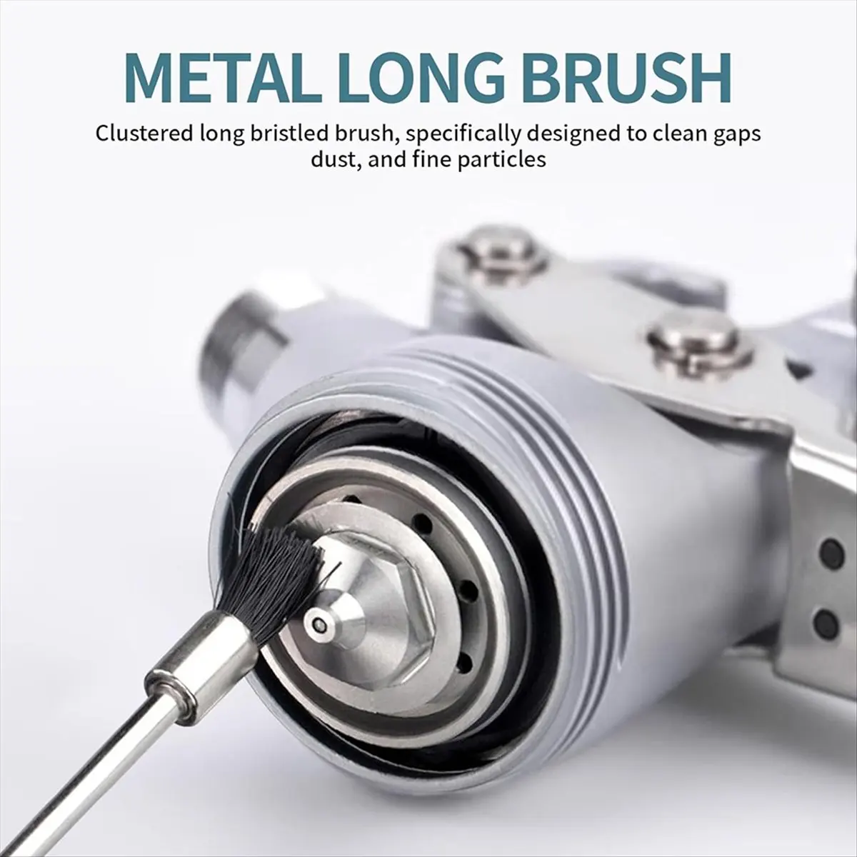 

*A95Z Многоцелевой набор для чистки распылителей Очистка краскоструйных пистолетов, мини-щетки и иглы, насадки для чистки металлических трубок