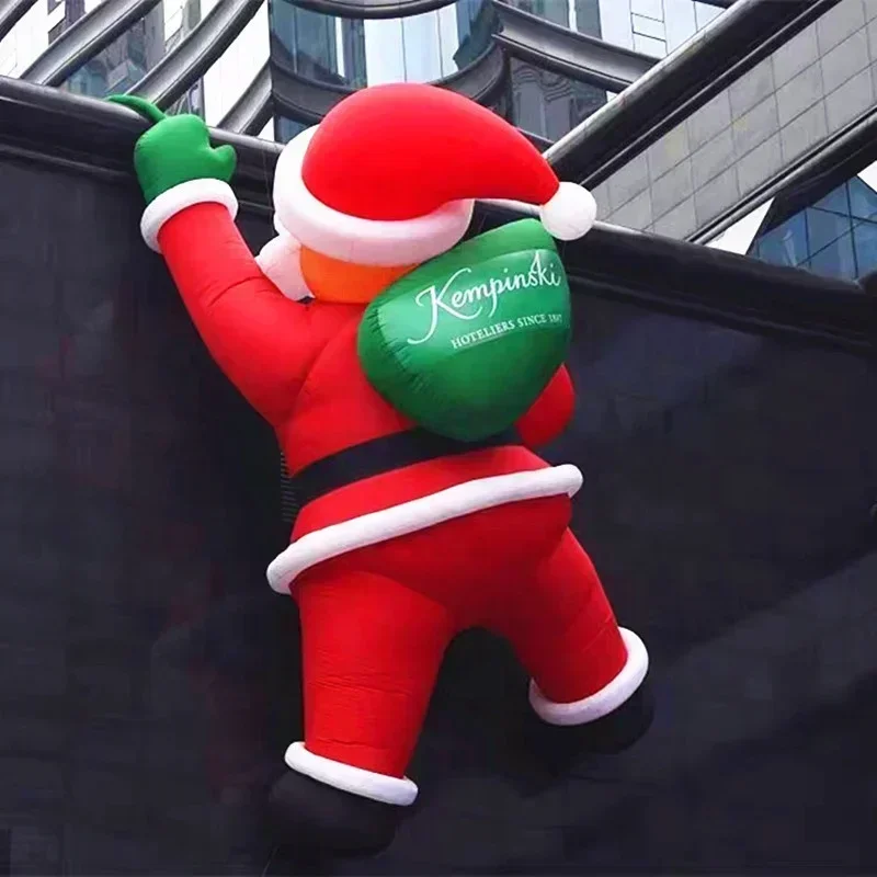 

Premium Outdoor Inflatable Decoration Mountaineering Wall Santa Claus