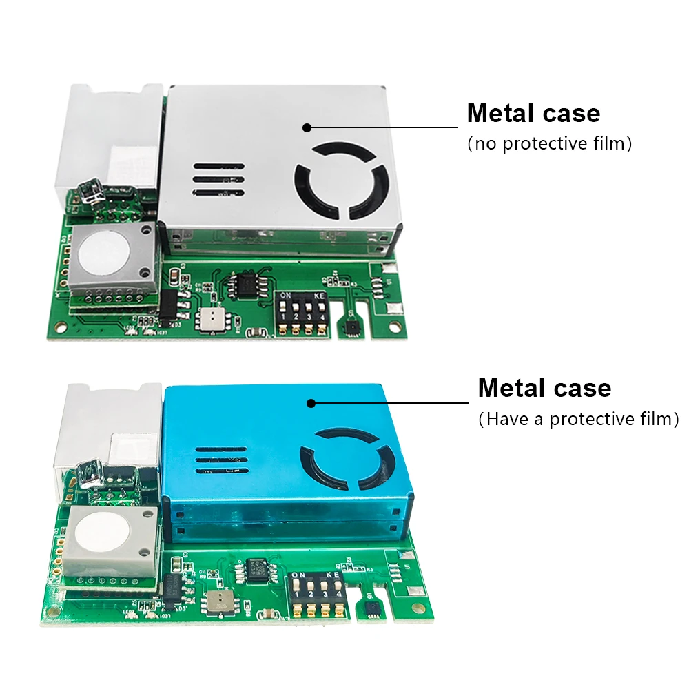M701 7In1 Environmental Air Quality Sensor Module RS485 UART Output PM2.5 CO2 VOC HCHO Gas Sensor With Temperature And Humid