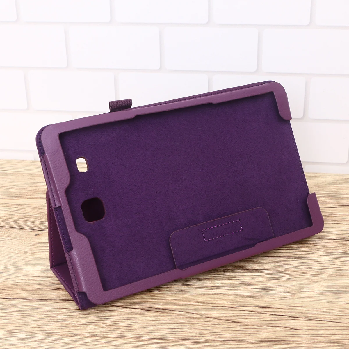 

Lightweight PU Tablet Cover Case Compact Handle Stand for Galaxy 9.6 Inch T560 T561 Protective Tablet Case