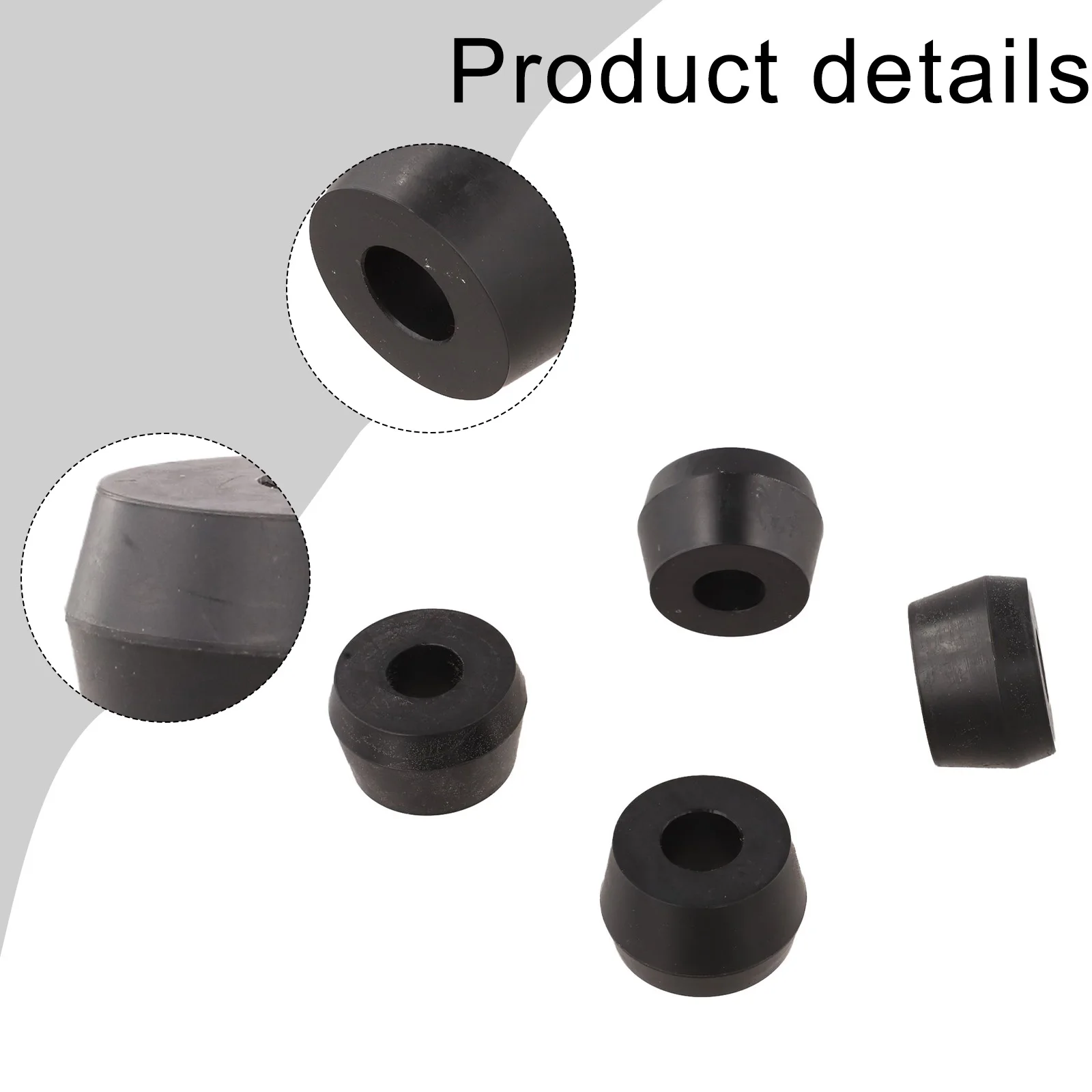 4 Pieces Marine Grade Rubber Trim Cylinder Bushings for Mercruiser One Model with OEM Numbers 2399291T 2399291 Kit
