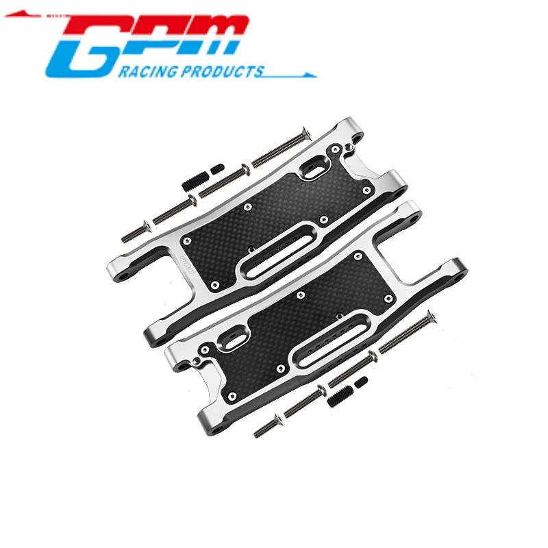 

GPM SLE056N ALUMINIUM 6061-T6 REAR LOWER ARMS+CARBON FIBRE DUST-PROOF PROTECTION PLATE FOR TRAXXAS 1/8 SLEDGE RC Upgrade