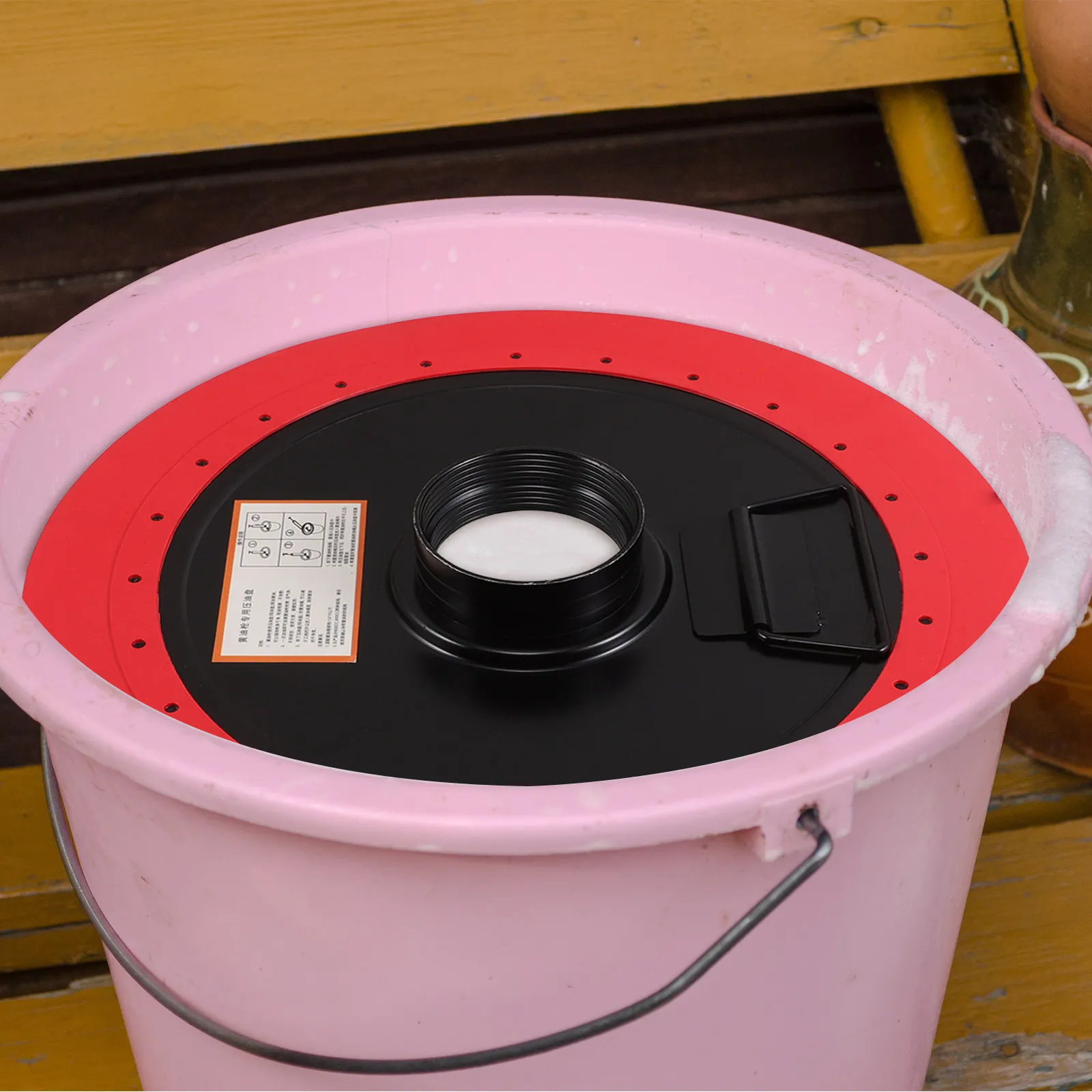 Leakproof Dual Interface Grease Oil Suction Pan Manual Pneumatic Assisted Lubrication Tool for Auto Absorption Pan