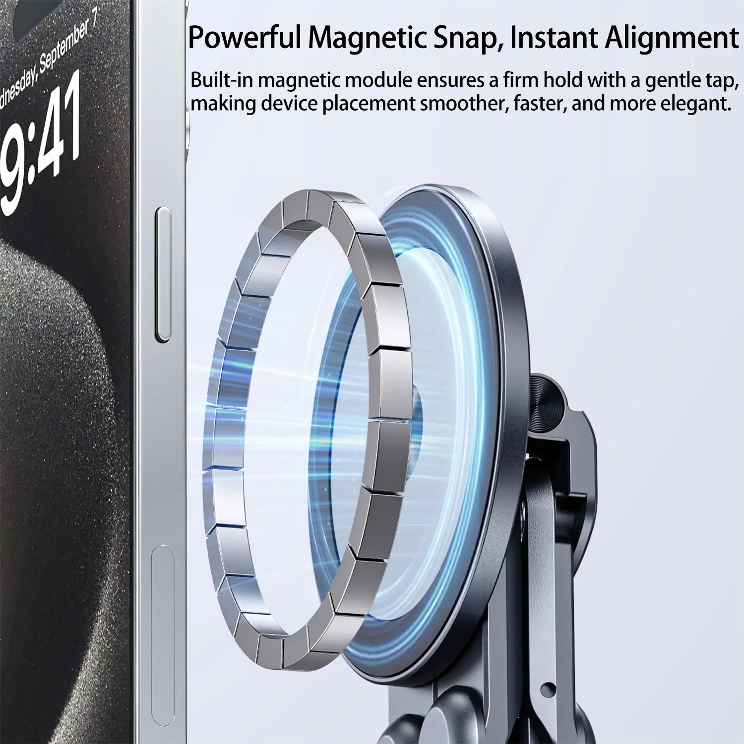 أجهزة الكمبيوتر اللوحية/الهواتف/الكمبيوتر المحمولة المصنوعة من سبائك الألومنيوم لحامل الهاتف المحمول المرن القابل للتعديل #6