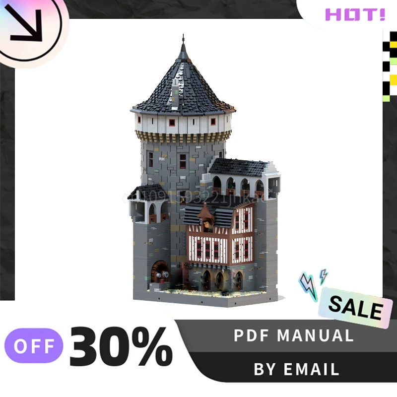 [10078PCS] Customized MOC Outpost Creative Building Blocks Set STEM Educational Toys DIY Construction Model Kit Birthday Gifts