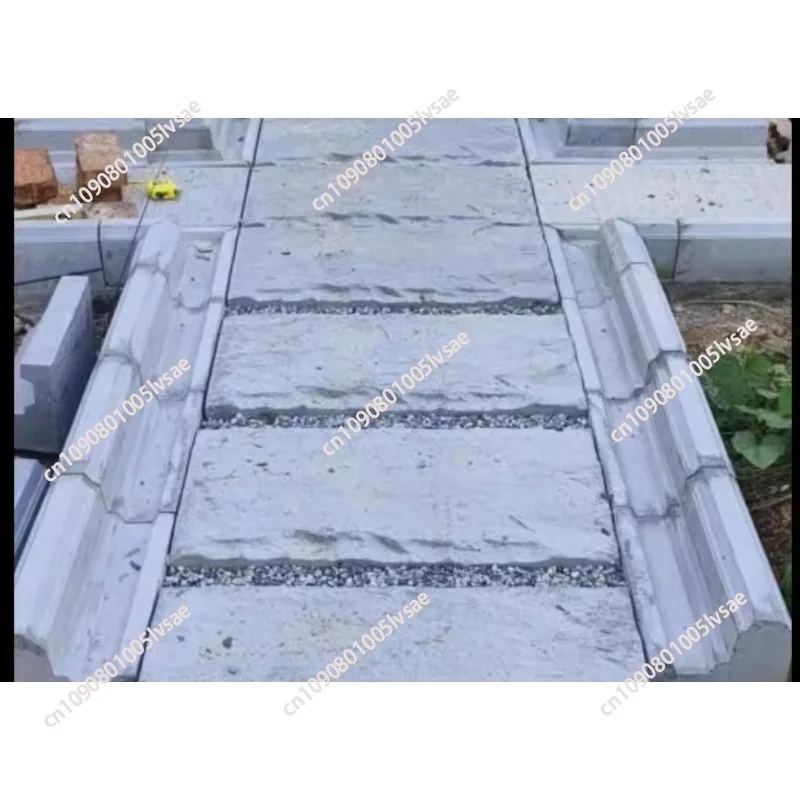 Step Stone Cement Plastic Mold 70 * 35 * 5Cm Imitation Stone Relief Foot Stone Antique Marble Architectural Garden Brick view 5