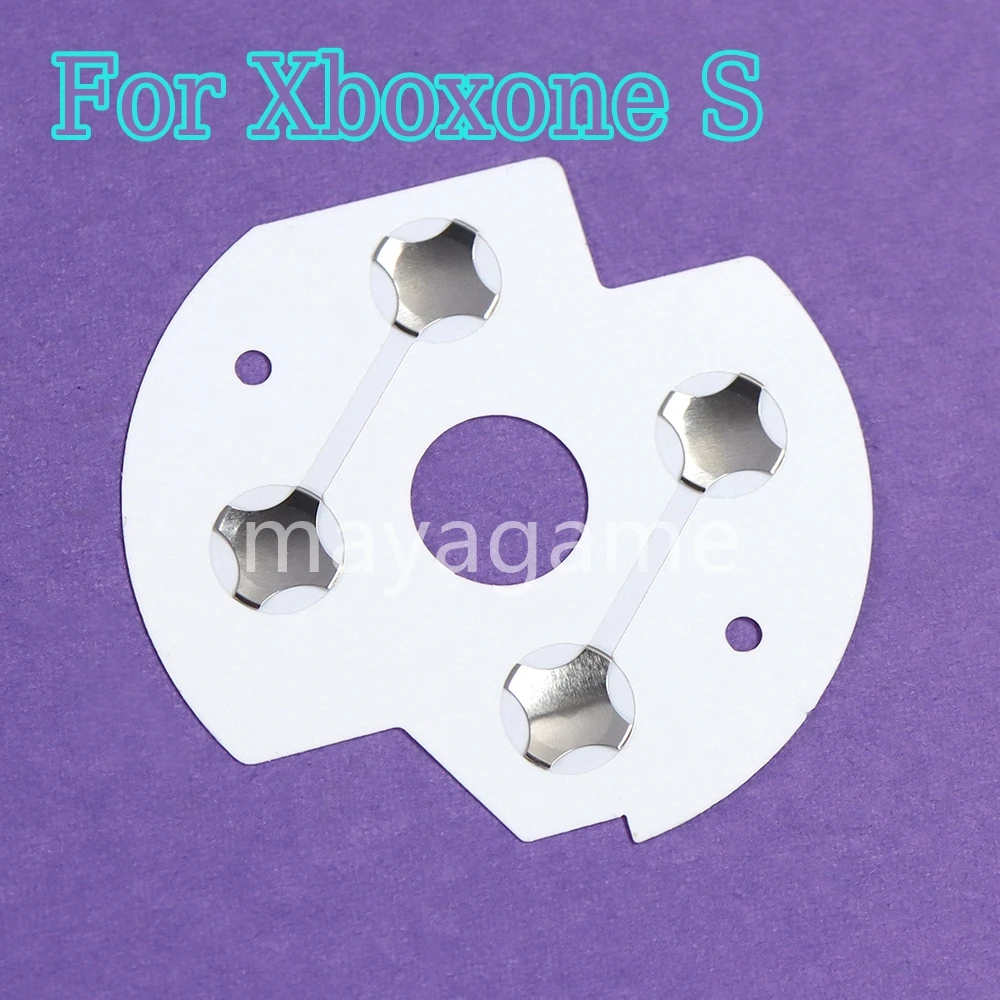 50 قطعة لوحدة تحكم Xbox One S عبر مفتاح D-وسادة معدنية لوحة دارات مطبوعة أزرار ملصق غشاء موصل