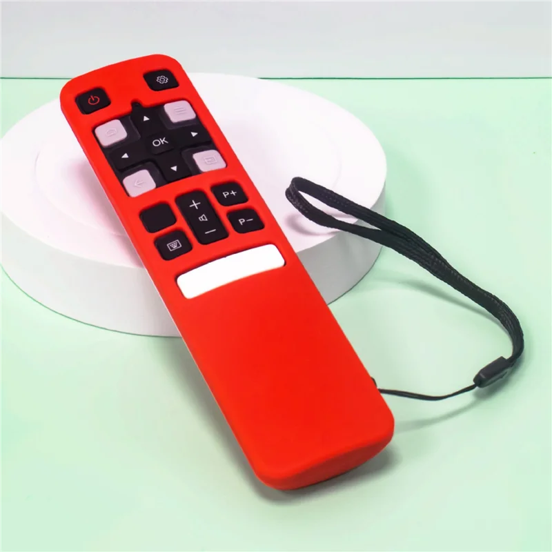 เคสเปลี่ยนรีโมทคอนโทรลทีวีสำหรับ RC802V FMR1ทีวี4K รีโมทคอนโทรลสีแดง