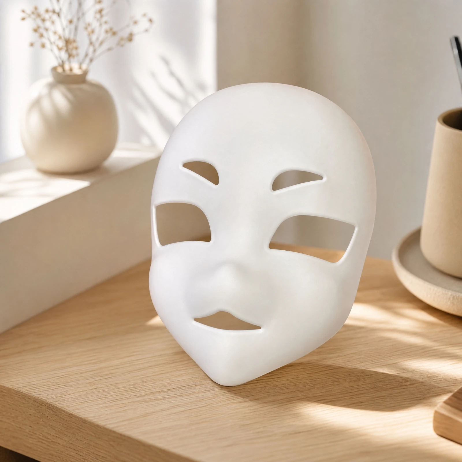 Molded Face Mask with Adjustable Inner Sporty High Quality Resin Cosplay Mask Breathable Lightweight for Cosplayers