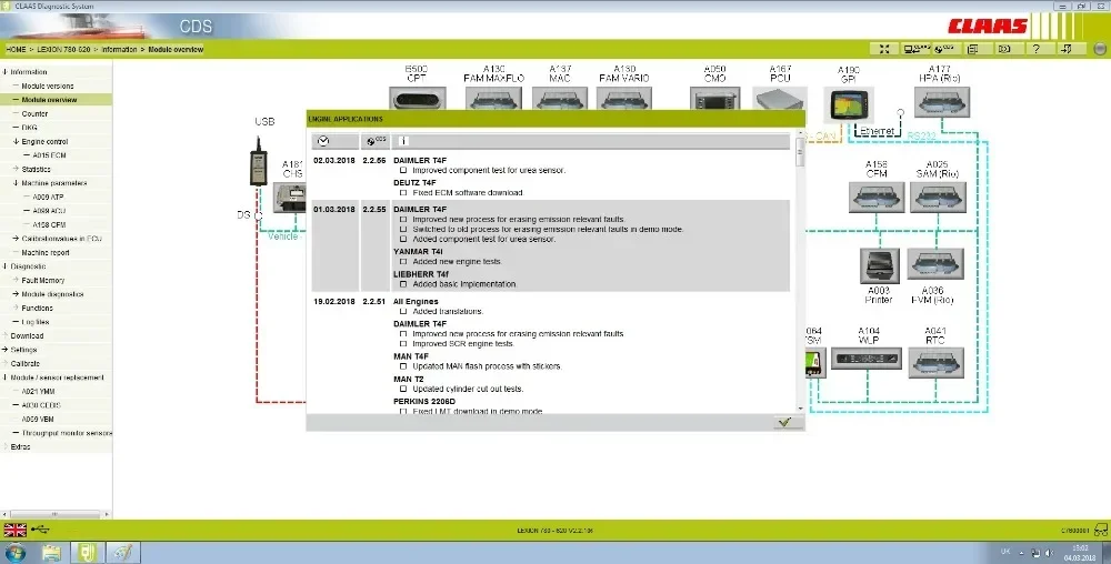 

EPC-SOFTWARE CDS 7.5.1 (Runtime 3.5.0) [Update 2020] Highest Level Support Protected Parameters For Claas